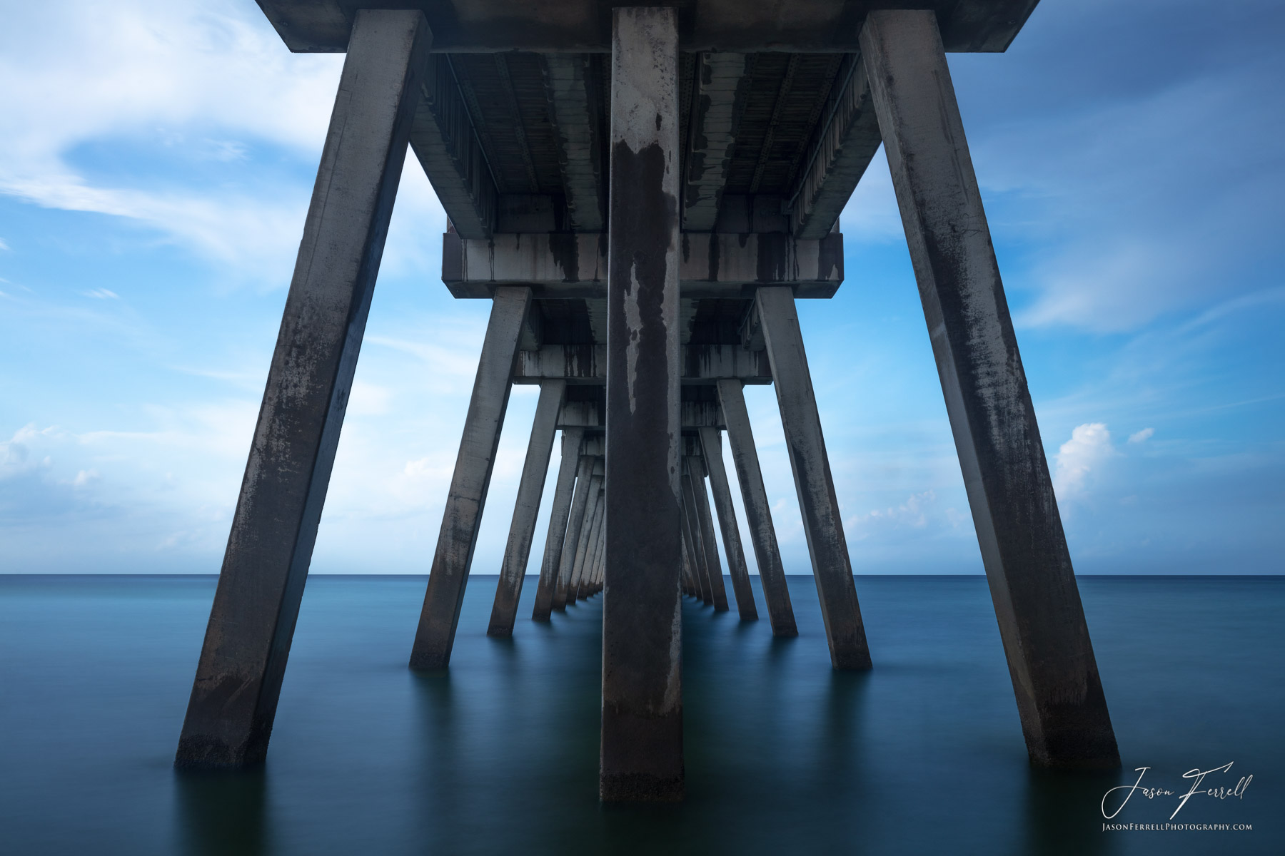 At 1,545 feet long and 30 feet above the water, this pier has a commanding presence.  Its strength visible from the thick and...