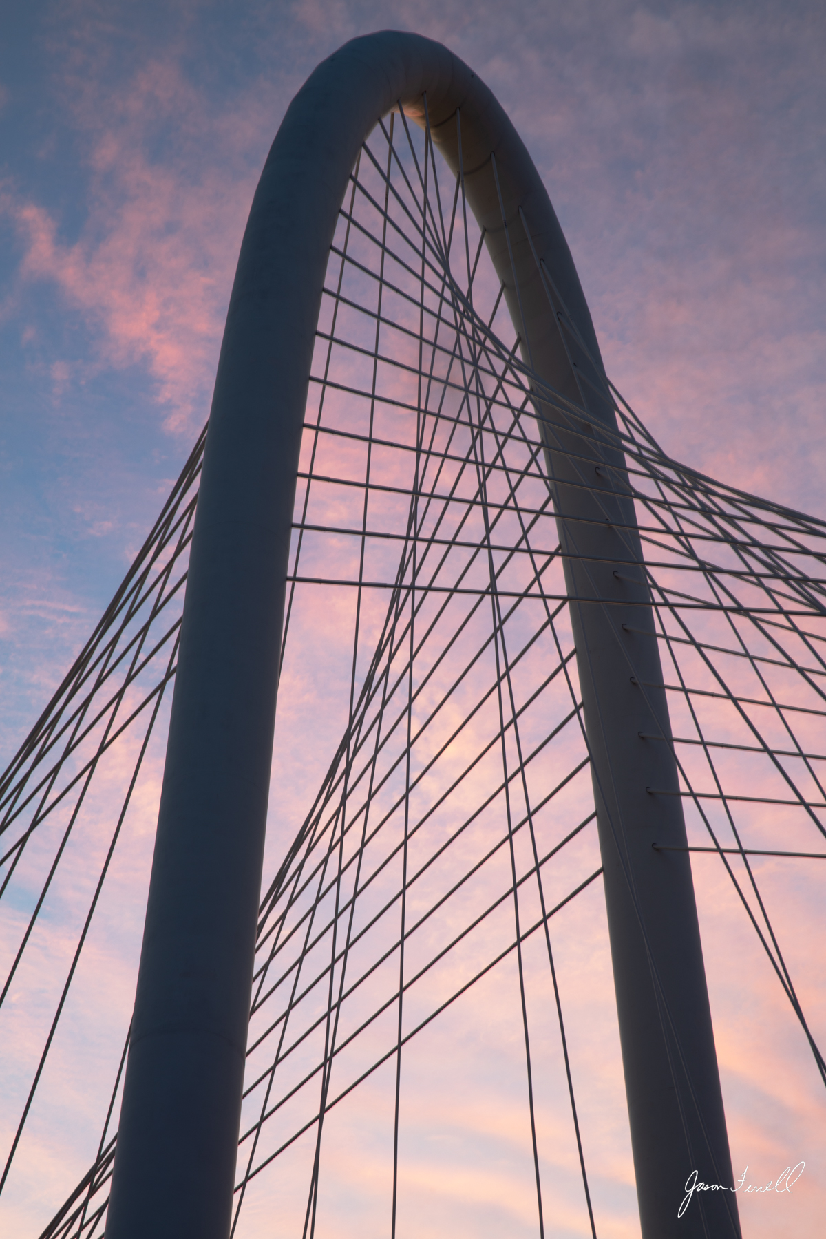 An Urban Arc Margaret Hunt Hill Bridge, urban, dallas, sky